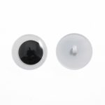 Trimits Toy Eyes Sew on Googly 15mm Black 8 Pack