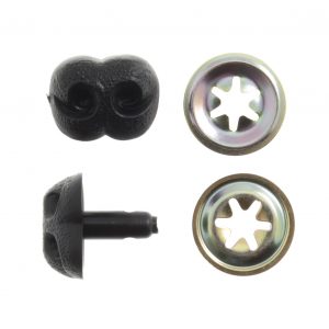 Trimits Toy Noses Animal/Dog 18mm Black 4 Pack