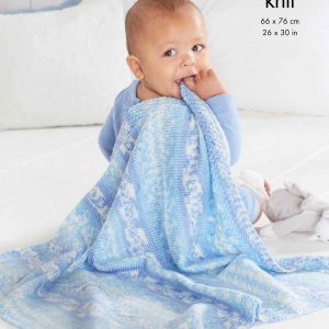 King Cole Pattern 5695 Fjord DK Blankets