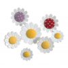 Trimits Novelty Buttons Assorted Daisies Pack of 7 Code B
