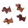 Trimits Novelty Buttons Dogs Brown Pack of 4 Code A