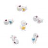 Trimits Novelty Buttons Ducks Assorted Pack of 6 Code A