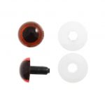 Trimits Toy Eyes Teddy 12mm Amber 6 Pack