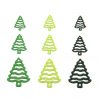 Buttons Christmas Trees Pack of 3
