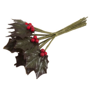 Holly Leaves and Berries: Double