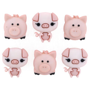 Dress it up Buttons 10415 Pig Pen