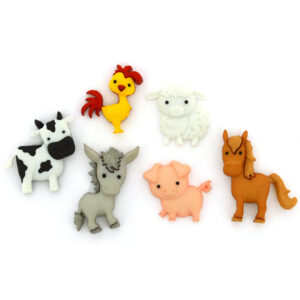 Dress it up Buttons 10418 In The Barnyard