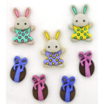 Dress it up Buttons 1299 Bunny Hop