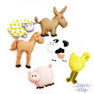 Dress it up Buttons 4667 Funny Farm