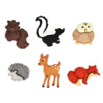 Dress it up Buttons 6547 Forest Babies