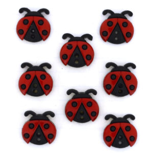 Dress it up Buttons 6940 Sew Cute Ladybugs