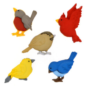 Dress it up Buttons 6956 Feathered Friends