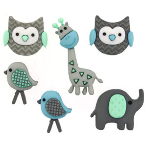 Dress it up Buttons 9317 Jungle Baby