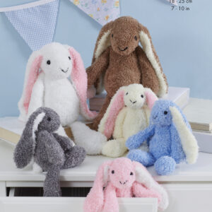 King Cole Pattern 9143 Rabbits in Truffle  RRP 3.46