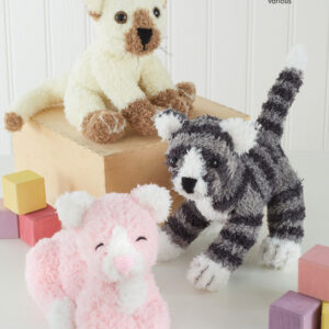 King Cole Pattern 9144 Cats in Truffle  RRP 3.46